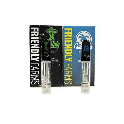Black Ceramic Tip E Cigarette Atomizer 1.0ml 510 Thread Vape Cartridge
