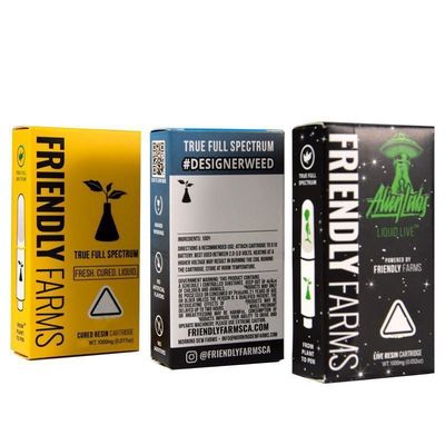 Black Ceramic Tip E Cigarette Atomizer 1.0ml 510 Thread Vape Cartridge