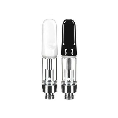 Flat Ceramic Tip Cartridge 510 Thread Glass Tank Stick Vape Cartridge