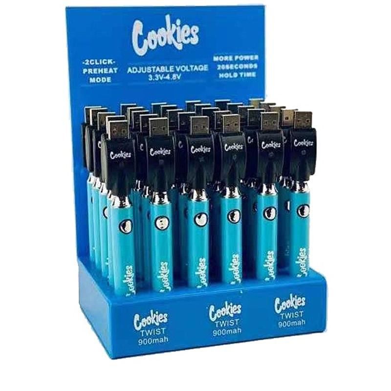 30pcs Twist Electronic Cigarette Battery 900mAh Vape Battery 3.3-4.8V